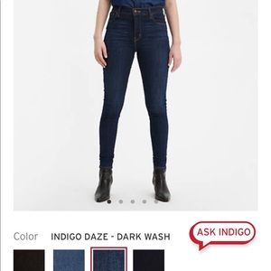 Levi’s 720 High-Rose Super Skinny Jeans